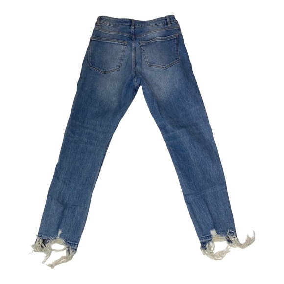 DL1961 Jeans Size 28 Bella High Rise Vintage Slim Button Fly Distressed Raw Hems - Picture 4 of 15